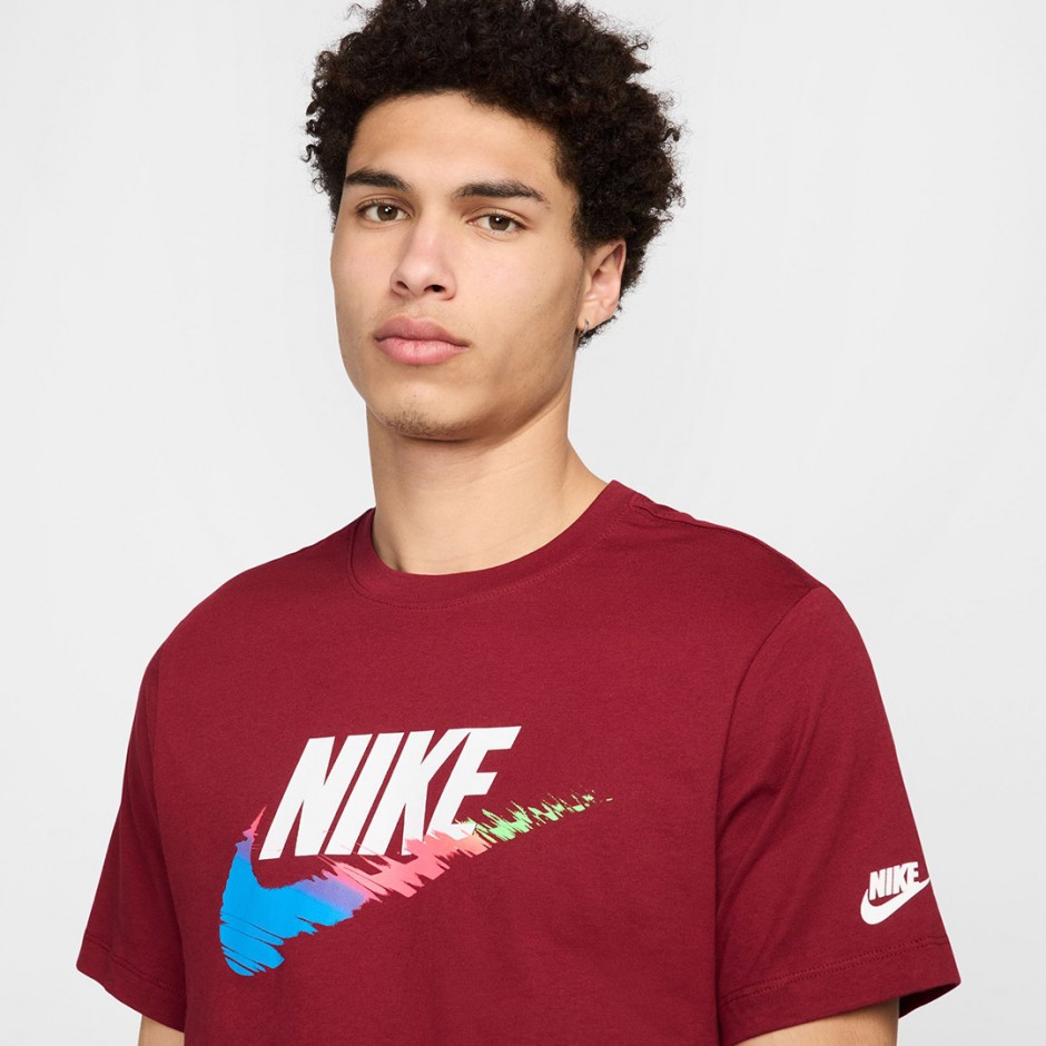 Ανδρικό T-Shirt Μπορντό - Nike Sportswear
