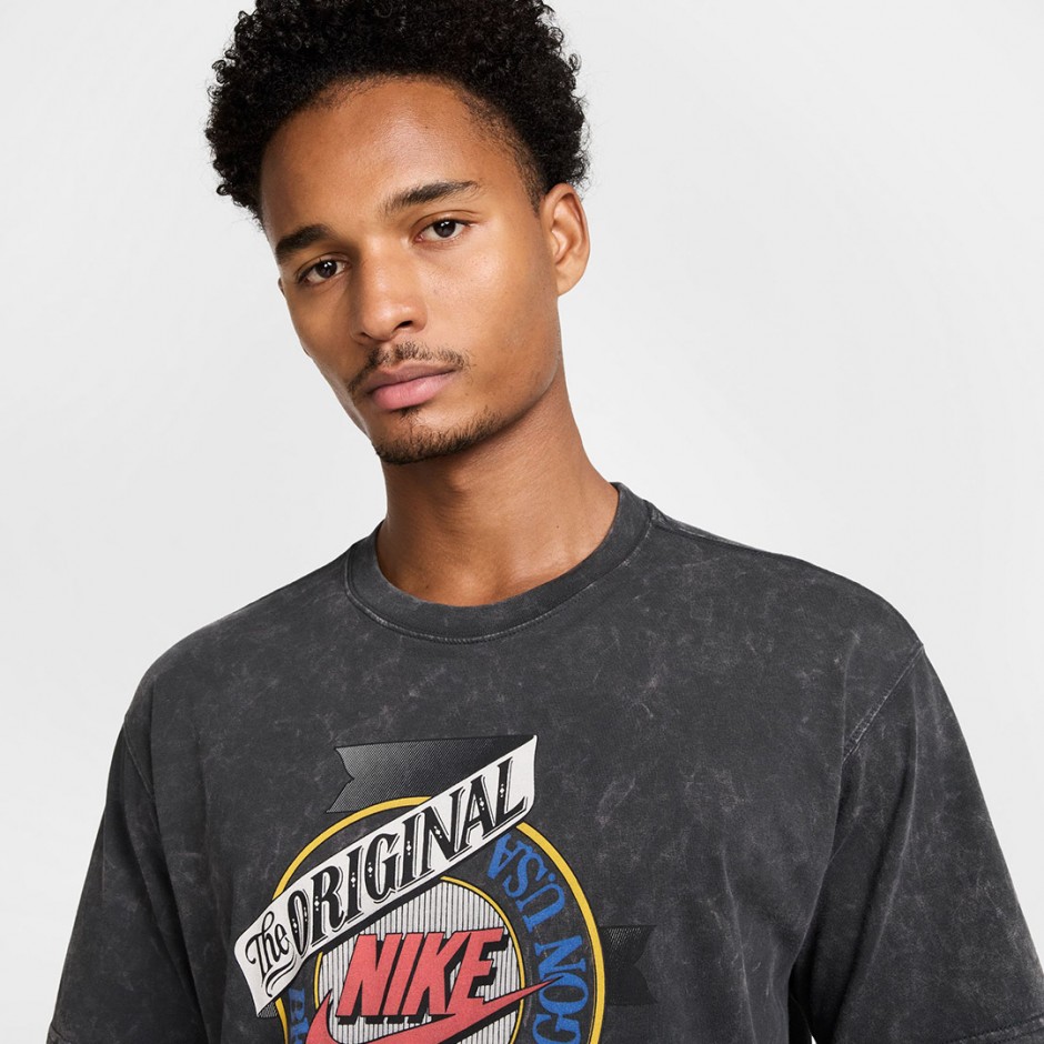 NIKE U NSW TEE M90 TEST PRINT HJ0594-060 Coal