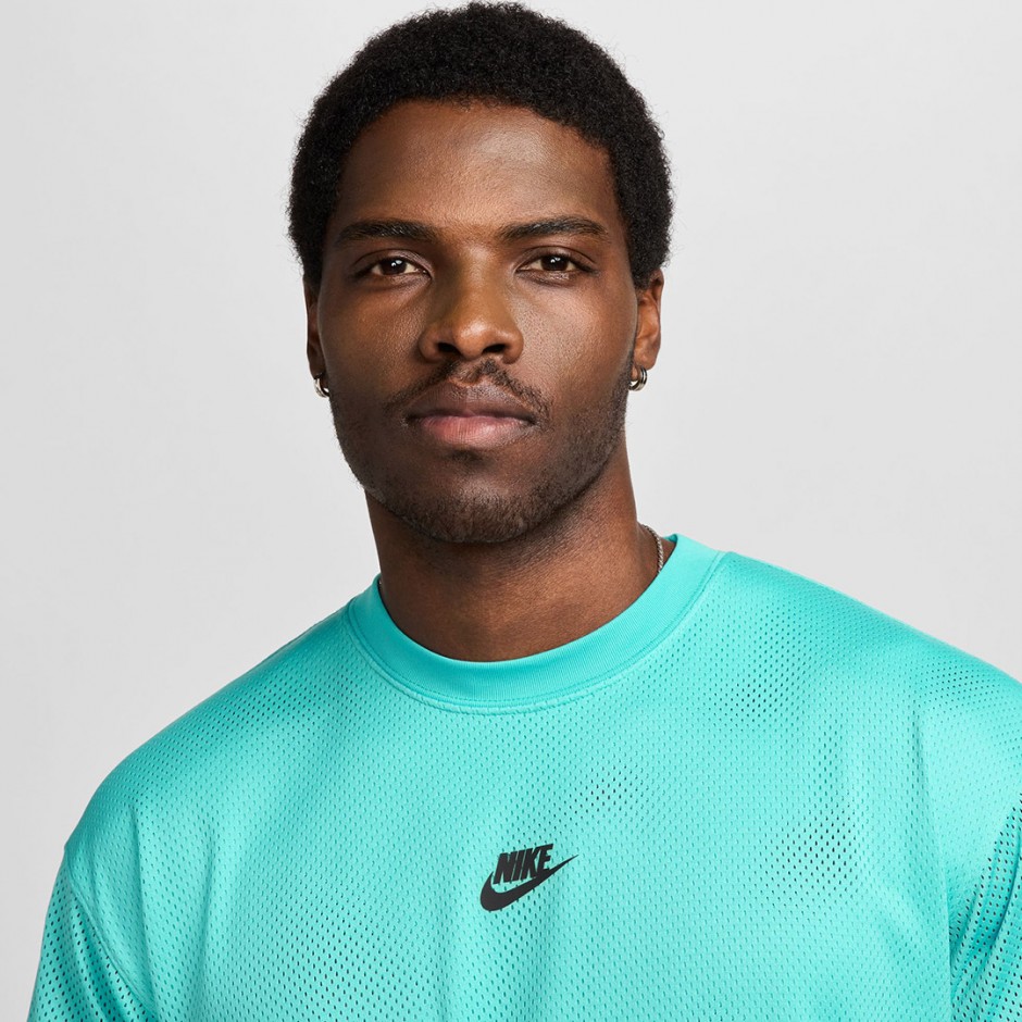 Ανδρικό T-Shirt Τιρκουάζ - Nike Mesh Max90