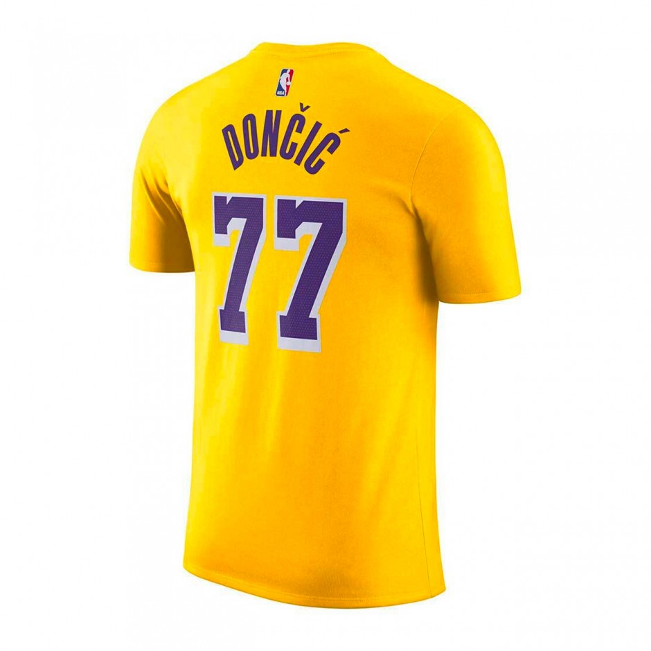 Ανδρικό T-Shirt NBA Κίτρινο - Nike Los Angeles Lakers