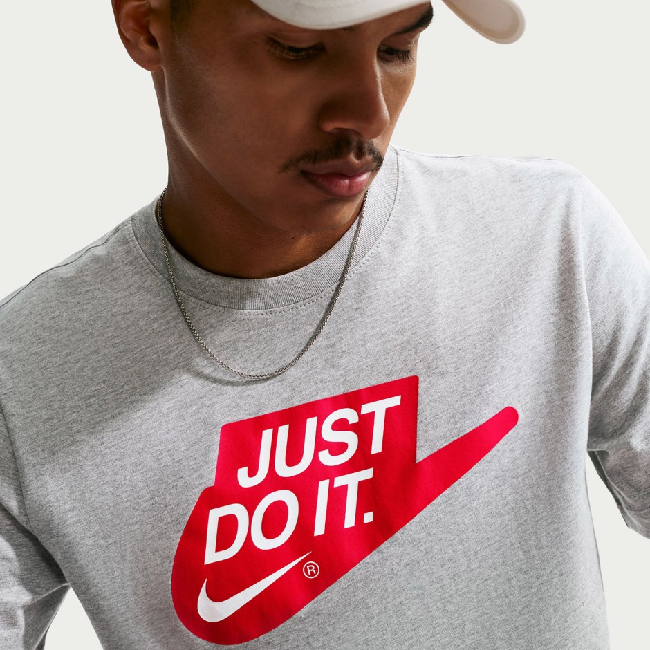 Ανδρικό T-Shirt Γκρι - Nike Sportswear