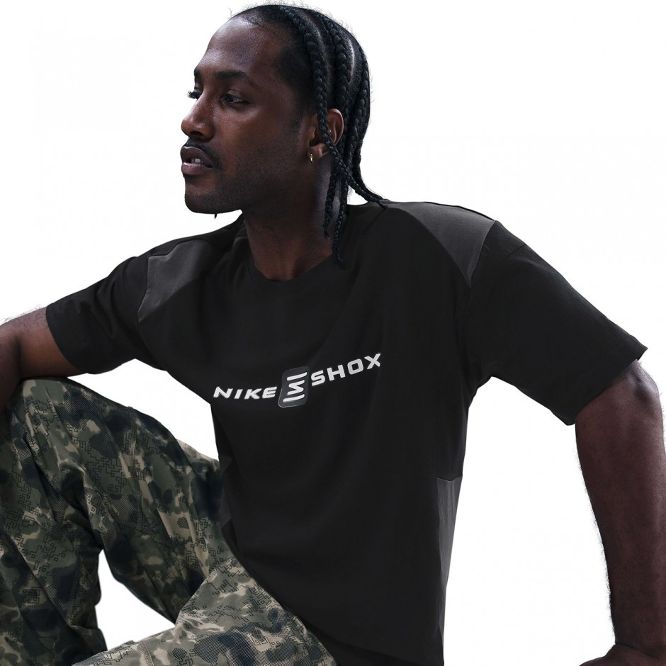 Ανδρικό T-Shirt Μαύρο - Nike Sportswear Shox