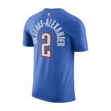 Ανδρικό T-Shirt NBA Ρουά - Nike Shai Gilgeous-Alexander Oklahoma City Thunder Icon Edition Εικόνα 0