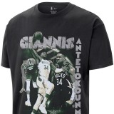Ανδρικό T-Shirt NBA Μαύρο - Nike Giannis Antetokounmpo Εικόνα 1