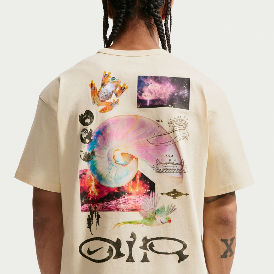 Ανδρικό T-Shirt Εκρού - Nike Sportswear Premium Essentials 
