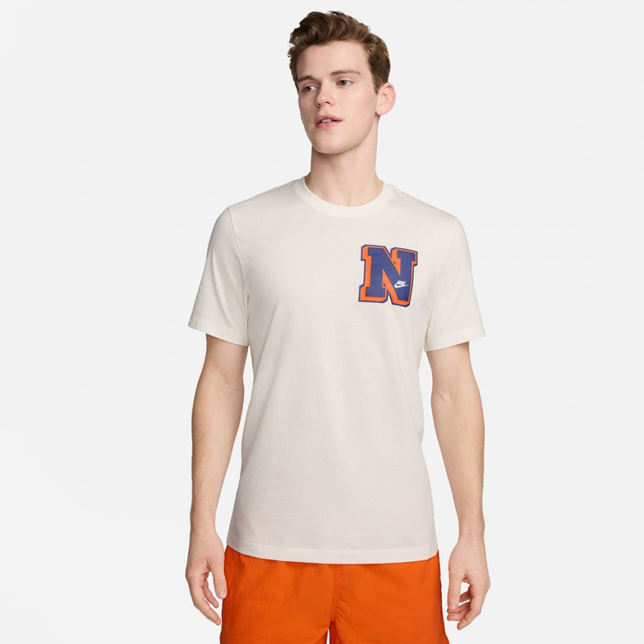 Ανδρικό T-Shirt Εκρού - Nike Sportswear