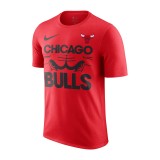 Ανδρικό T-Shirt Κόκκινο - Nike Chicago Bulls Courtside Εικόνα 