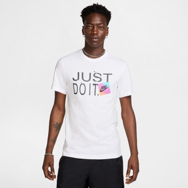 Ανδρικό T-Shirt Λευκό - Nike Sportswear Just Do It