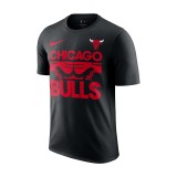 Ανδρικό T-Shirt Μαύρο - Nike Chicago Bulls Courtside Εικόνα 