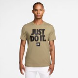 Ανδρικό T-Shirt Μπεζ - Nike Sportswear Just Do It Εικόνα 