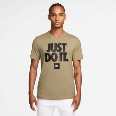 Ανδρικό T-Shirt Μπεζ - Nike Sportswear Just Do It
