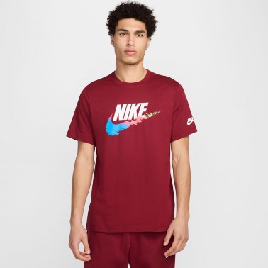 Ανδρικό T-Shirt Μπορντό - Nike Sportswear