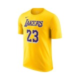 Ανδρικό T-Shirt NBA Κίτρινο - Nike Los Angeles Lakers  Εικόνα 