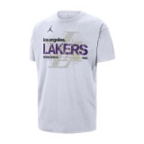 Ανδρικό T-Shirt NBA Λευκό - Jordan Los Angeles Lakers Courtside '85 Εικόνα 