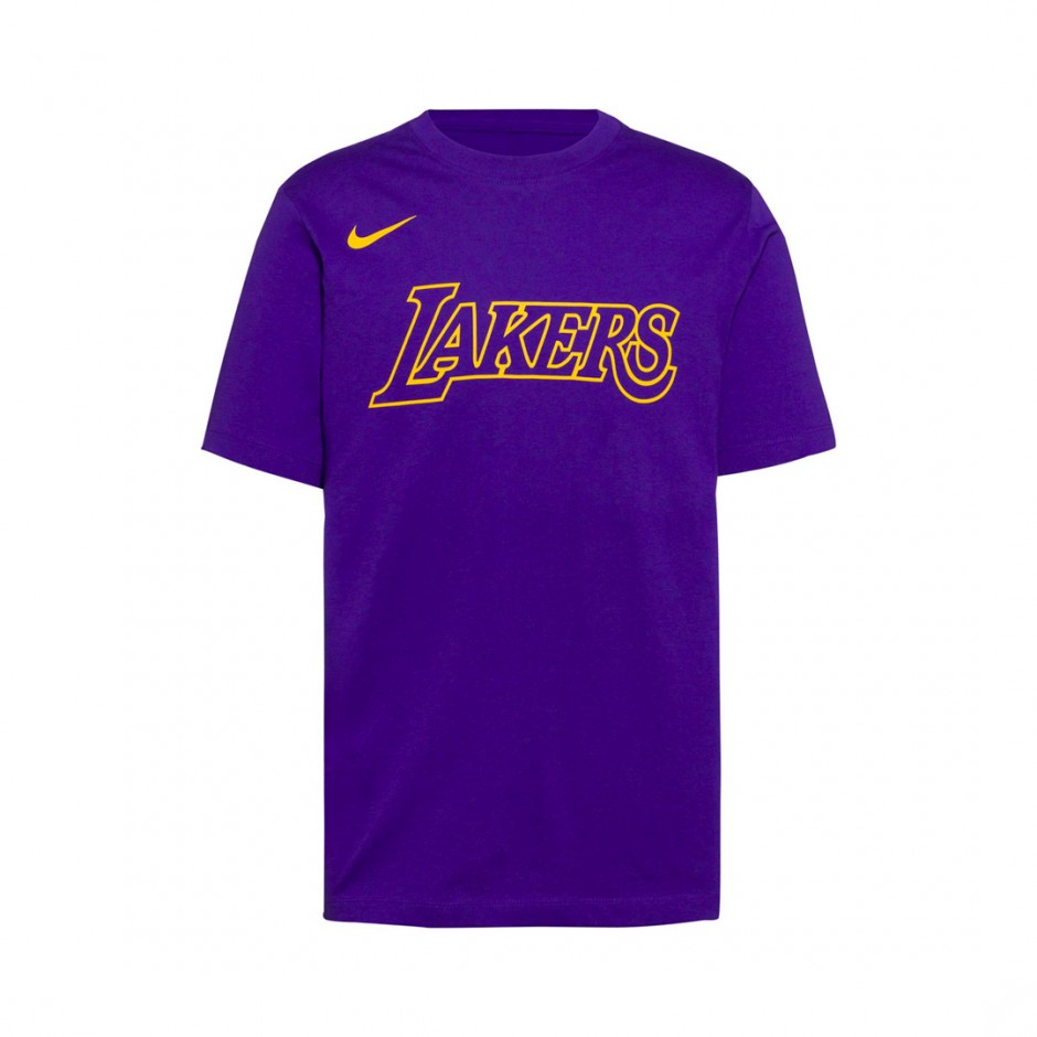 Ανδρικό T-Shirt NBA Μωβ - Nike Los Angeles Lakers Essentials