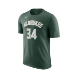 Ανδρικό T-Shirt NBA Πράσινο - Nike Milwaukee Bucks Εικόνα 