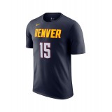 Ανδρικό T-Shirt ΝΒΑ Μπλε - Nike Denver Nuggets Εικόνα 