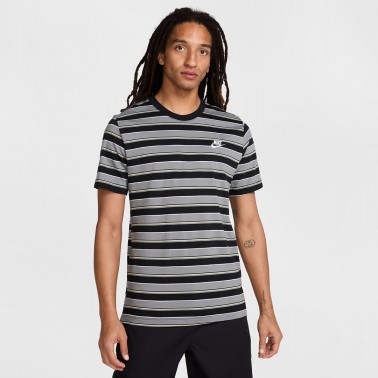 NIKE M NSW TEE CLUB STRIPE SP25 HJ0550-010 Colorful