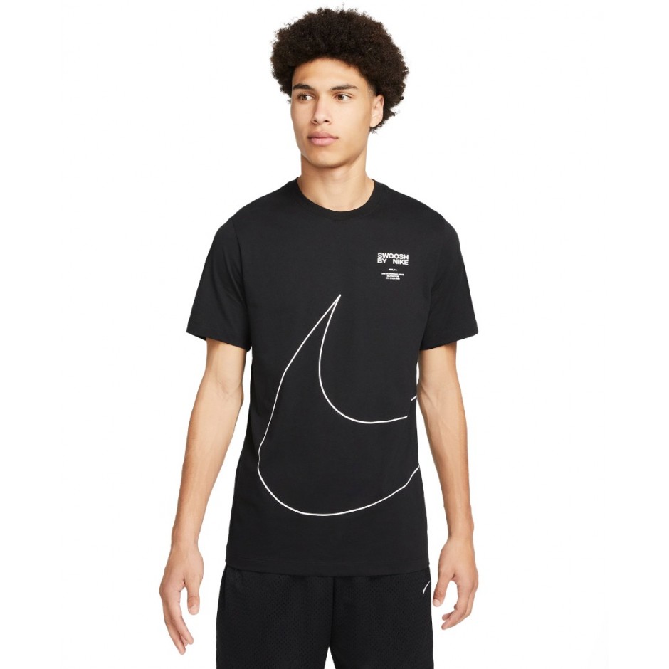 NIKE M NSW TEE BIG SWOOSH 2 Μαύρο