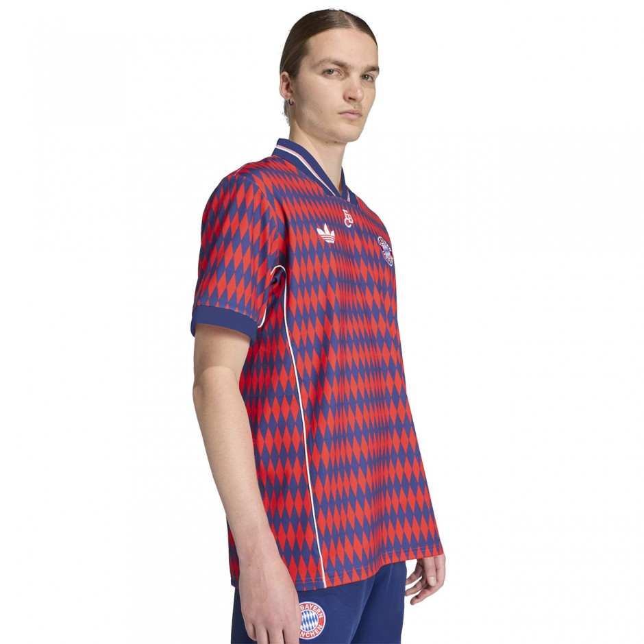 Ανδρικό T-Shirt Κόκκινο - adidas Performance Bayern Munich LFSTLR Jersey