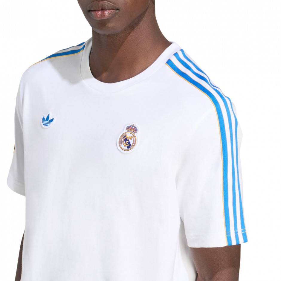 Ανδρικό T-Shirt Λευκό - adidas Performance Real Madrid Terrace Icons