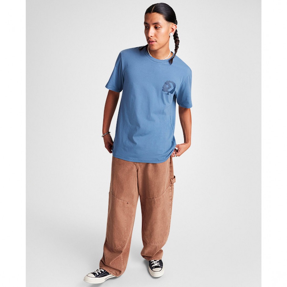 CONVERSE TREE T-SHIRT 10027666-A01 Blue