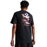 Ανδρικό T-Shirt Μαύρο - Converse Motel Εικόνα 0