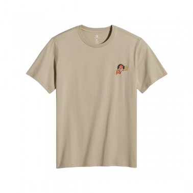 CONVERSE DESERT SUNSET T-SHIRT 10027713-A03 Ecru
