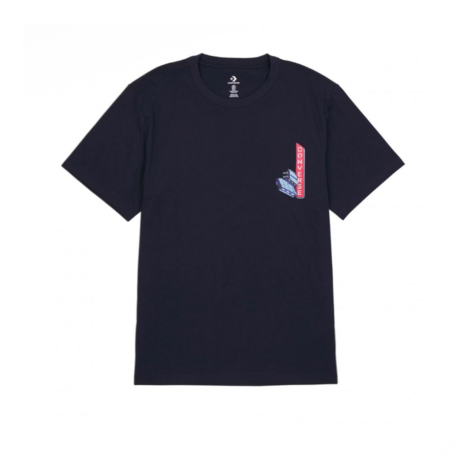 Ανδρικό T-Shirt Μαύρο - Converse Comic
