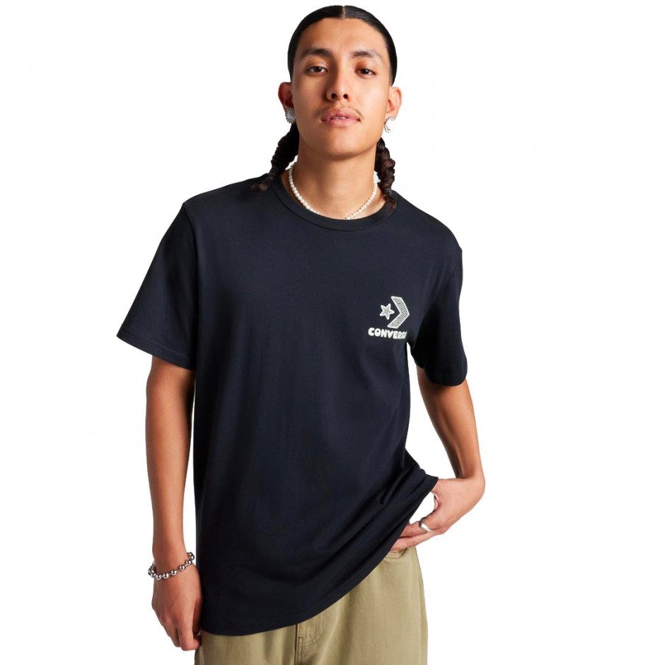 Ανδρικό T-Shirt Μαύρο - Converse Nature Center