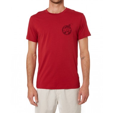 DEUS IRREVERENCE TEE DMP2211533C-JRE Κόκκινο