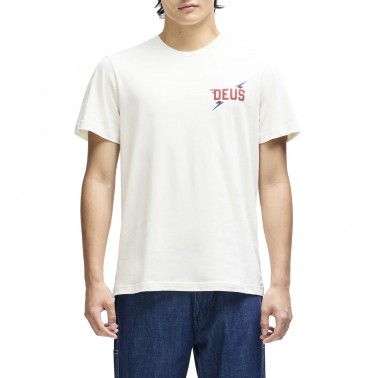 Men's T-Shirt White - Deus Global Spark
