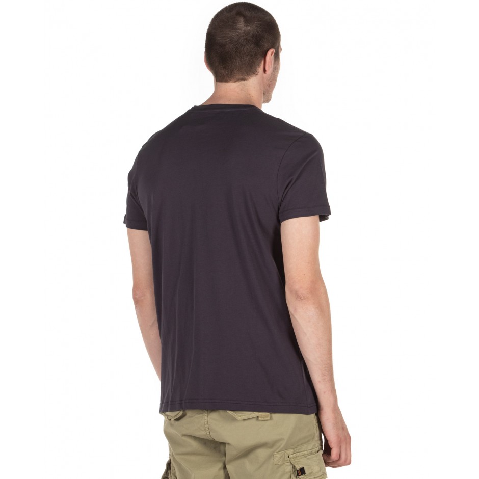 Ανδρικό T-Shirt Μπλε - Alpha Industries Basic