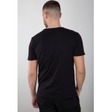 ALPHA INDUSTRIES BASIC T SMALL LOGO 188505-03 Black Image 0