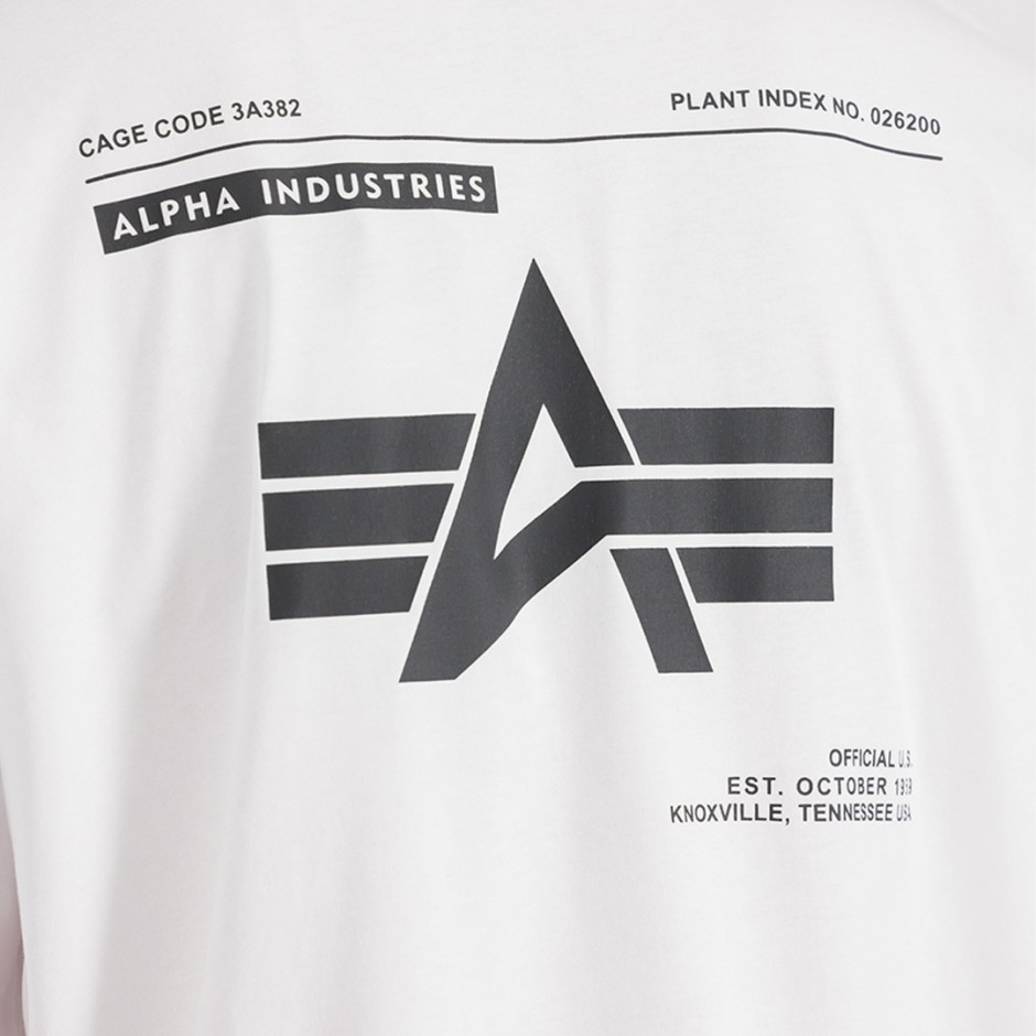 ALPHA INDUSTRIES LOGO BP T 146507-09 White