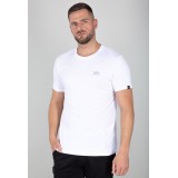 Ανδρικό T-Shirt Λευκό - Alpha Industries Basic Small Logo Εικόνα 