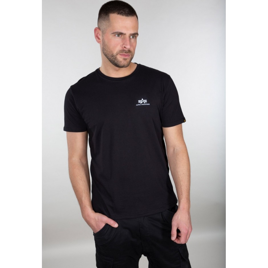 ALPHA INDUSTRIES BASIC T SMALL LOGO 188505-03 Black