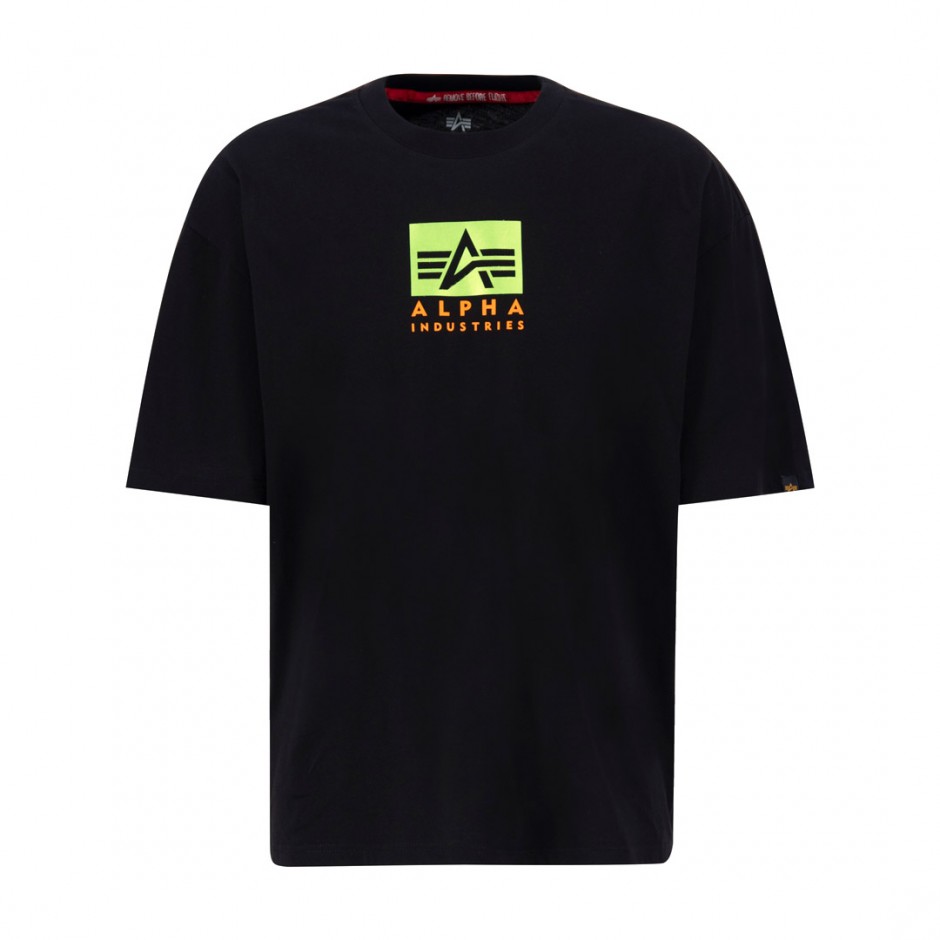 ALPHA INDUSTRIES SATIN LOGO T 148513-03 Black
