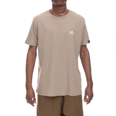 ALPHA INDUSTRIES BASIC T SMALL LOGO 188505-679 Beige