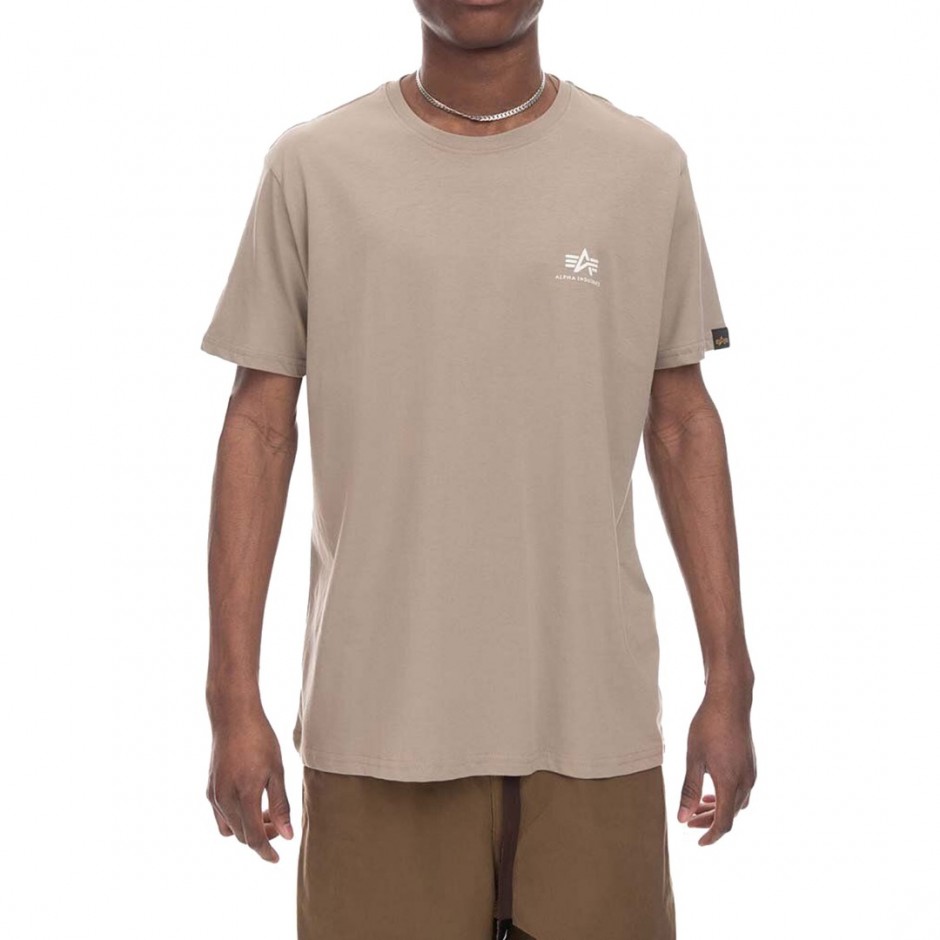 ALPHA INDUSTRIES BASIC T SMALL LOGO 188505-679 Beige