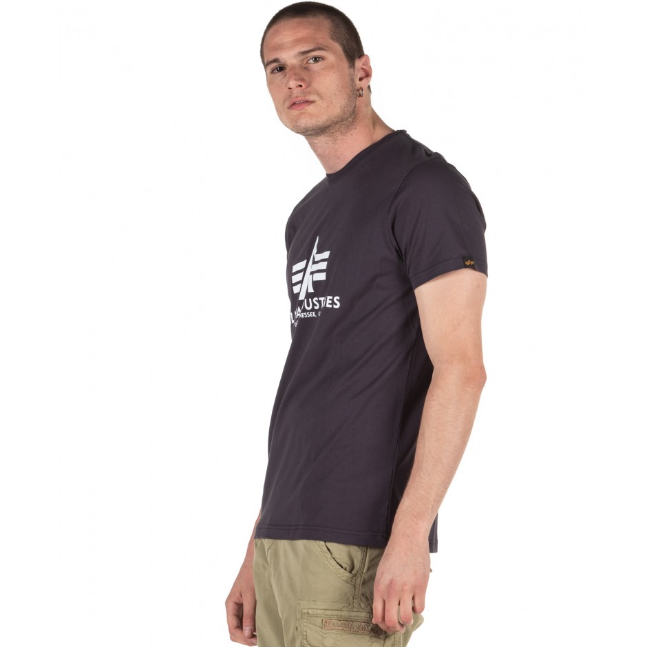 Ανδρικό T-Shirt Μπλε - Alpha Industries Basic