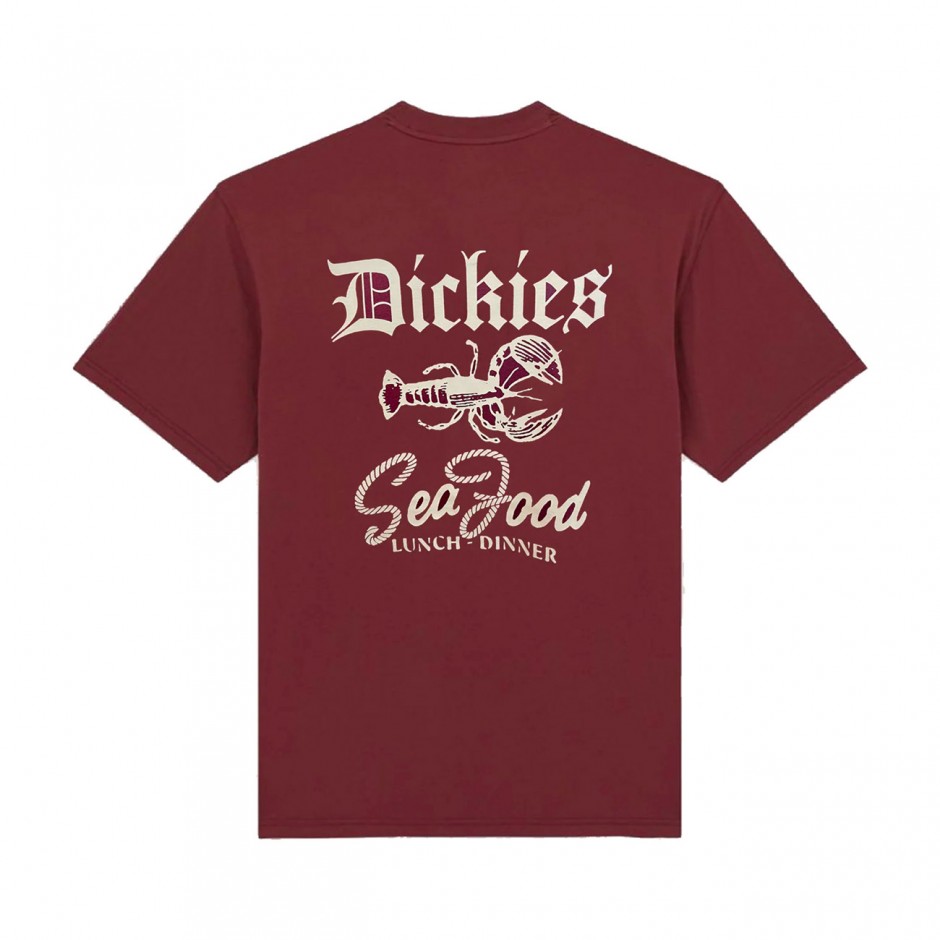 DICKIES DINER TEE SS DK0A87QXL16-L16 Βordeaux