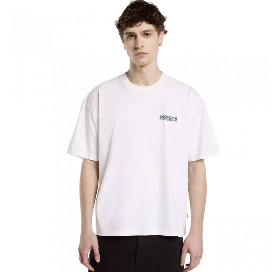 Men's T-Shirt White - Dickies Avondale