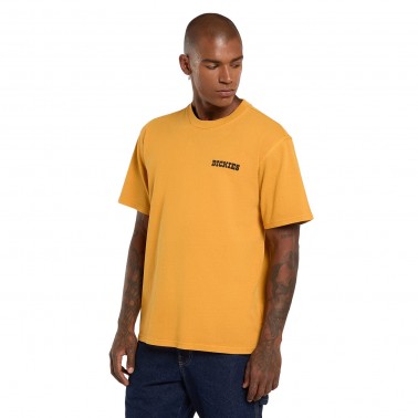 Men's T-Shirt Mustard - Dickies Darrtown