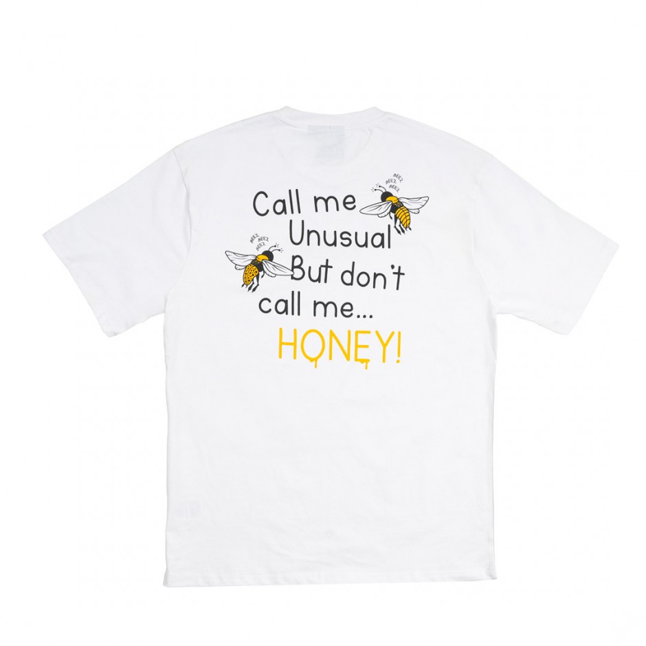 Ανδρικό T-Shirt Λευκό - Bee Unusual Don't Call Me Honey