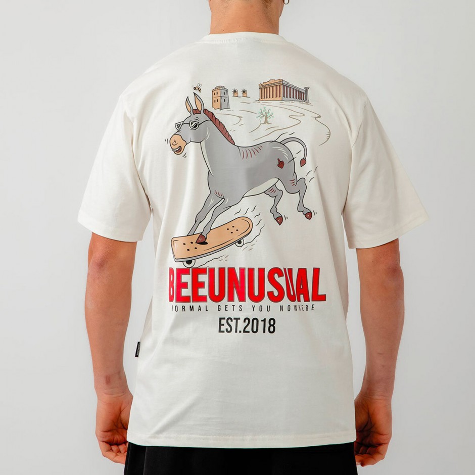 Ανδρικό T-Shirt Λευκό - Bee Unusual 'Break Free'