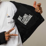 Ανδρικό T-Shirt Λευκό - Bee Unusual 'God Smokes'  Εικόνα 1