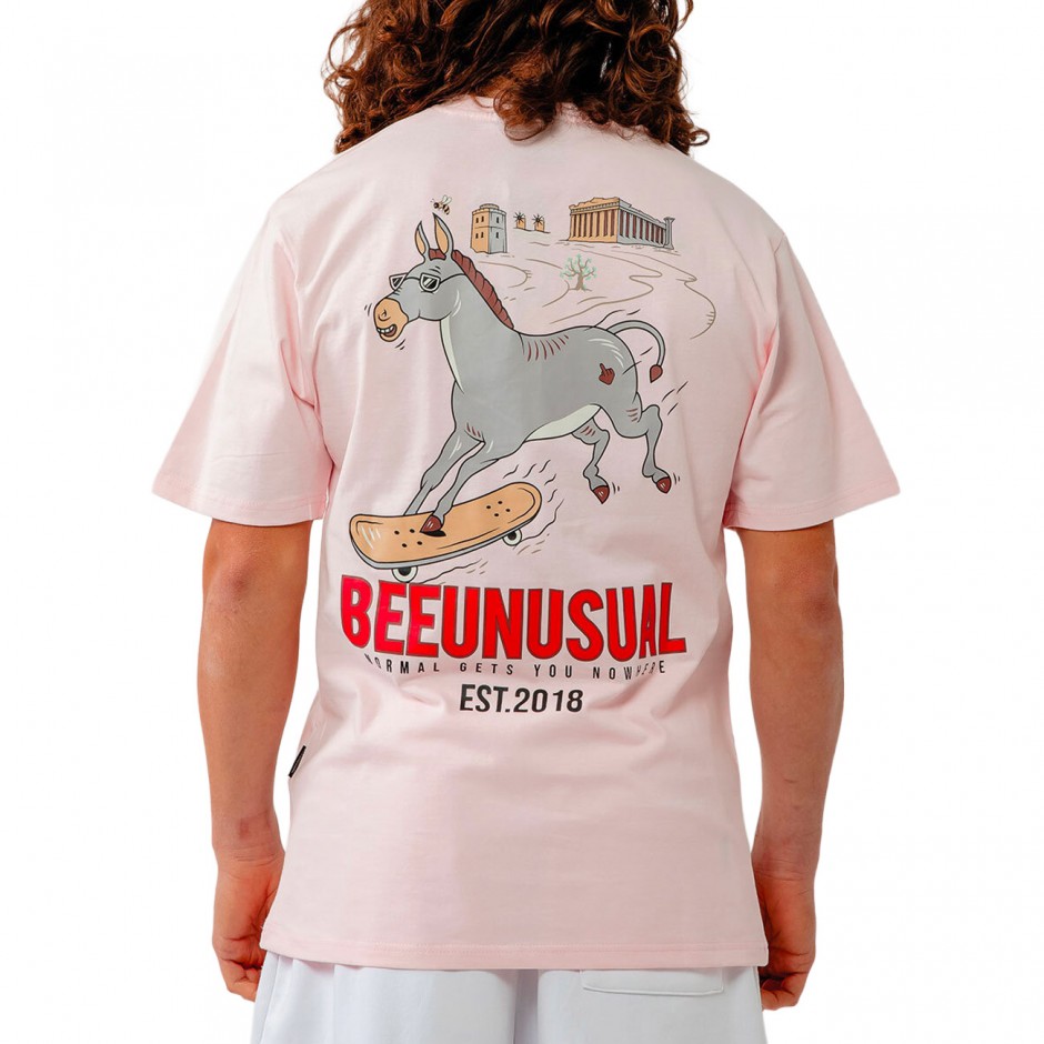 Ανδρικό T-Shirt Ροζ - Bee Unusual 'Break Free'