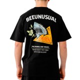 Ανδρικό T-Shirt Μαύρο - Bee Unusual 'The Sharks Are Vegan' Εικόνα 0