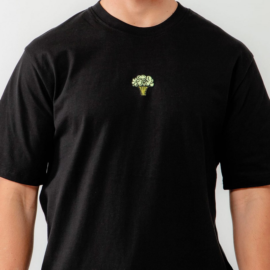 Ανδρικό T-Shirt Μαύρο - Bee Unusual 'The Sharks Are Vegan'